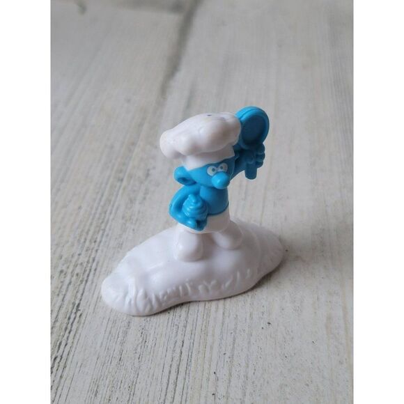 McDonalds 2017 Schtroumpf Cuisinier peyo smurf toy figure chef - Picture 2 of 4